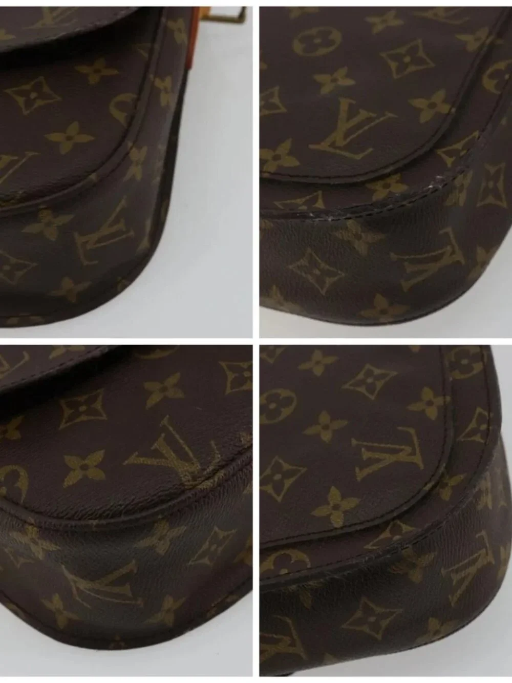 LOUIS VUITTON Monogram Saint Cloud GM Shoulder Bag M51242 LV Auth YKZ1218